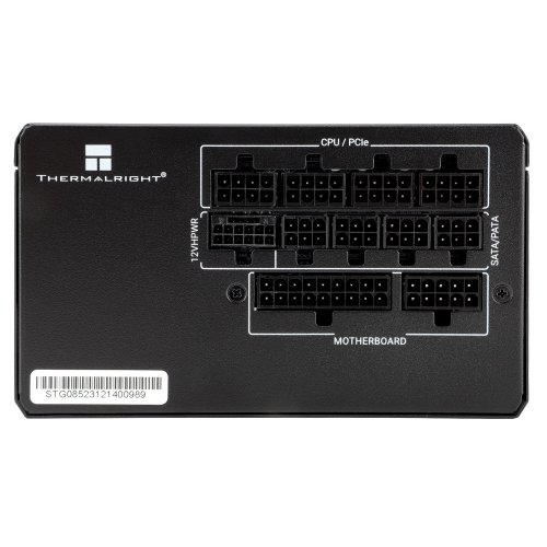 Блок живлення Thermalright TG-850-BL Sleeved Cable 850W (TR-TG 850-BL Sleeved Cable) Black купити з перевіркою сумісності: огляд, характеристики, ціна у Києві, Львові, Вінниці, Хмельницькому, Івано-Франківську, Україні | інтернет-магазин TELEMART.UA фото