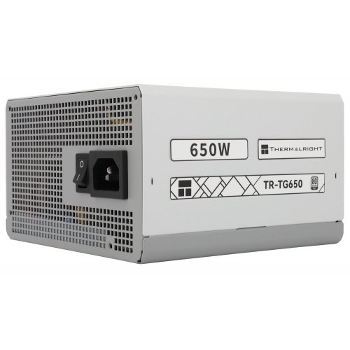 Купить Блок питания Thermalright TG-650 Sleeved Cable 650W (TR-TG 650 Sleeved Cable) White с проверкой совместимости: обзор, характеристики, цена в Киеве, Днепре, Одессе, Харькове, Украине | интернет-магазин TELEMART.UA фото