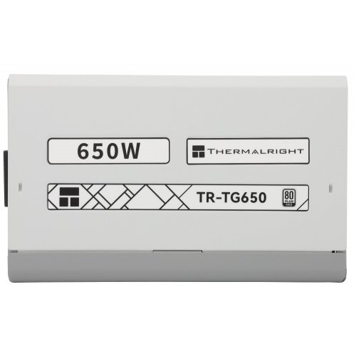 Купить Блок питания Thermalright TG-650 Sleeved Cable 650W (TR-TG 650 Sleeved Cable) White с проверкой совместимости: обзор, характеристики, цена в Киеве, Днепре, Одессе, Харькове, Украине | интернет-магазин TELEMART.UA фото