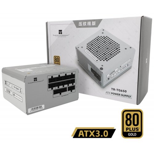 Купить Блок питания Thermalright TG-650 Sleeved Cable 650W (TR-TG 650 Sleeved Cable) White с проверкой совместимости: обзор, характеристики, цена в Киеве, Днепре, Одессе, Харькове, Украине | интернет-магазин TELEMART.UA фото