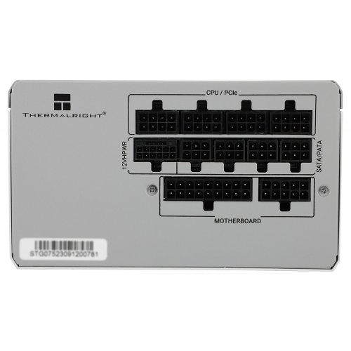 Купить Блок питания Thermalright TG-750 Sleeved Cable 750W (TR-TG 750 Sleeved Cable) White с проверкой совместимости: обзор, характеристики, цена в Киеве, Днепре, Одессе, Харькове, Украине | интернет-магазин TELEMART.UA фото
