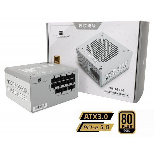 Купить Блок питания Thermalright TG-750 Sleeved Cable 750W (TR-TG 750 Sleeved Cable) White с проверкой совместимости: обзор, характеристики, цена в Киеве, Днепре, Одессе, Харькове, Украине | интернет-магазин TELEMART.UA фото