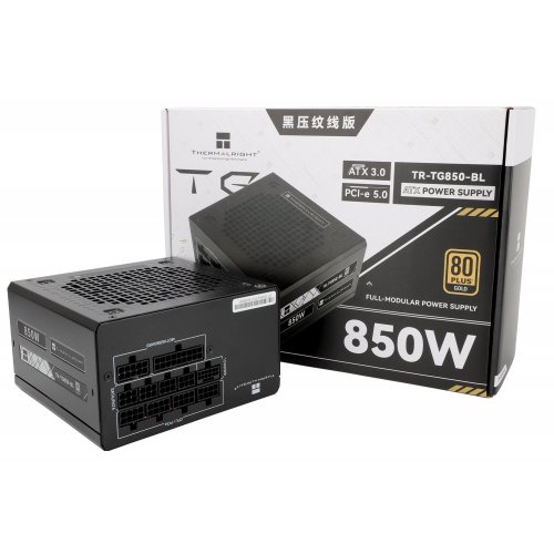 Блок живлення Thermalright TG-850 Sleeved Cable 850W (TR-TG 850 Sleeved Cable) White купити з перевіркою сумісності: огляд, характеристики, ціна у Києві, Львові, Вінниці, Хмельницькому, Івано-Франківську, Україні | інтернет-магазин TELEMART.UA фото