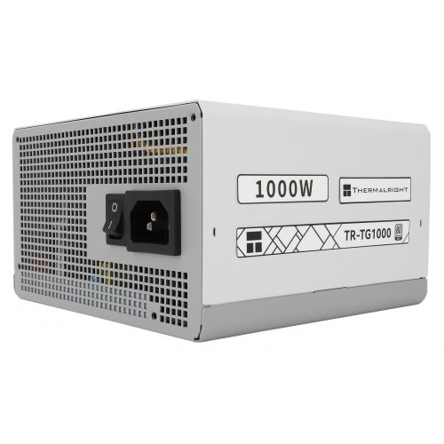Блок живлення Thermalright TG-1000 Sleeved Cable 1000W (TR-TG 1000 Sleeved Cable) White купити з перевіркою сумісності: огляд, характеристики, ціна у Києві, Львові, Вінниці, Хмельницькому, Івано-Франківську, Україні | інтернет-магазин TELEMART.UA фото