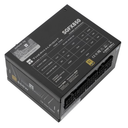 Купить Блок питания Thermalright SGFX-850 850W (TR-SGFX 850) Black с проверкой совместимости: обзор, характеристики, цена в Киеве, Днепре, Одессе, Харькове, Украине | интернет-магазин TELEMART.UA фото