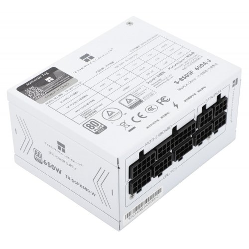 Блок живлення Thermalright SGFX-650 650W (TR-SGFX 650W) White купити з перевіркою сумісності: огляд, характеристики, ціна у Києві, Львові, Вінниці, Хмельницькому, Івано-Франківську, Україні | інтернет-магазин TELEMART.UA фото