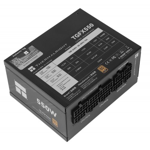 Купить Блок питания Thermalright TGFX-550 550W (TR-TGFX 550) Black с проверкой совместимости: обзор, характеристики, цена в Киеве, Днепре, Одессе, Харькове, Украине | интернет-магазин TELEMART.UA фото