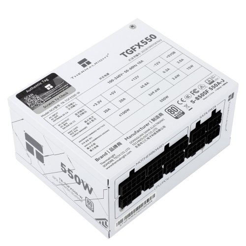 Блок живлення Thermalright TGFX-550 550W (TR-TGFX 550W) White купити з перевіркою сумісності: огляд, характеристики, ціна у Києві, Львові, Вінниці, Хмельницькому, Івано-Франківську, Україні | інтернет-магазин TELEMART.UA фото