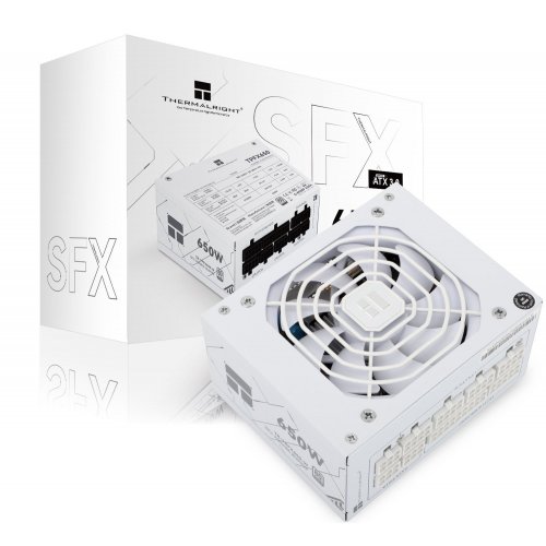 Купить Блок питания Thermalright TPFX-650 650W (TR-TPFX 650W) White с проверкой совместимости: обзор, характеристики, цена в Киеве, Днепре, Одессе, Харькове, Украине | интернет-магазин TELEMART.UA фото