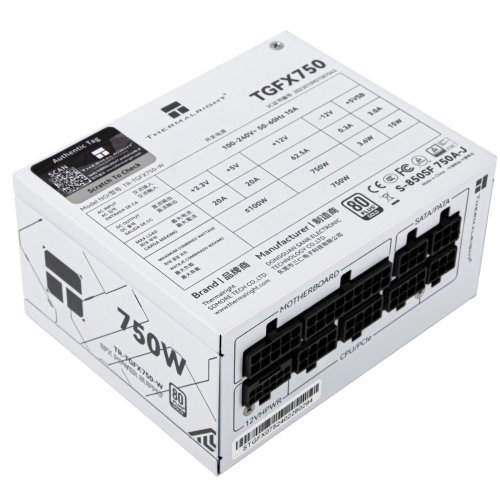 Блок живлення Thermalright TPFX-750 750W (TR-TPFX 750W) White купити з перевіркою сумісності: огляд, характеристики, ціна у Києві, Львові, Вінниці, Хмельницькому, Івано-Франківську, Україні | інтернет-магазин TELEMART.UA фото