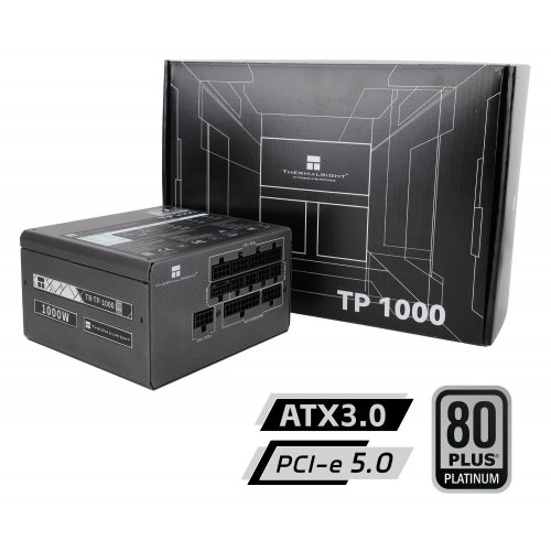 Блок живлення Thermalright TP-1000 1000W (TR-TP 1000) Black купити з перевіркою сумісності: огляд, характеристики, ціна у Києві, Львові, Вінниці, Хмельницькому, Івано-Франківську, Україні | інтернет-магазин TELEMART.UA фото