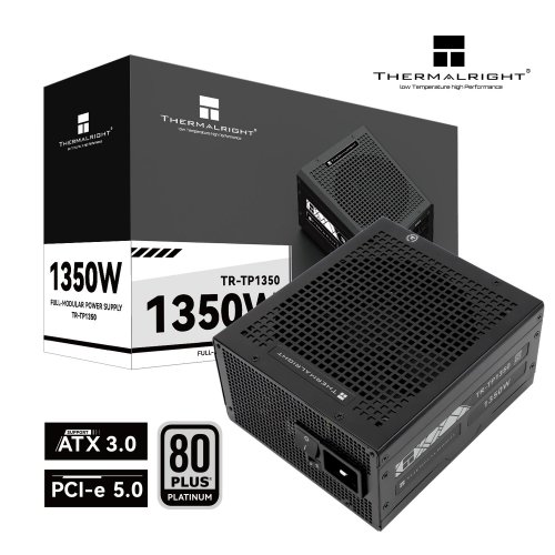 Купить Блок питания Thermalright TP-1350 1350W (TR-TP 1350) Black с проверкой совместимости: обзор, характеристики, цена в Киеве, Днепре, Одессе, Харькове, Украине | интернет-магазин TELEMART.UA фото