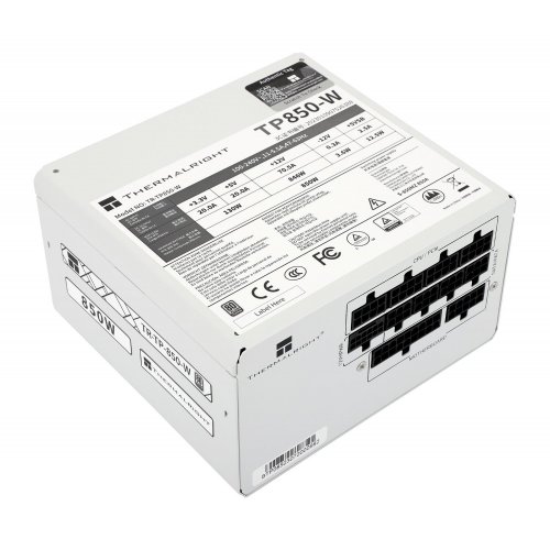 Блок живлення Thermalright TP-850 850W (TR-TP 850-W) White купити з перевіркою сумісності: огляд, характеристики, ціна у Києві, Львові, Вінниці, Хмельницькому, Івано-Франківську, Україні | інтернет-магазин TELEMART.UA фото