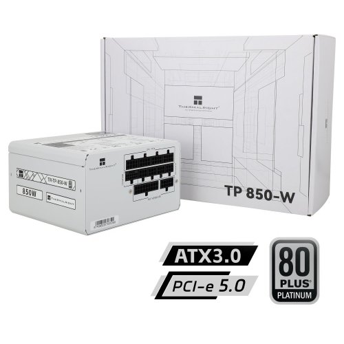 Блок живлення Thermalright TP-850 850W (TR-TP 850-W) White купити з перевіркою сумісності: огляд, характеристики, ціна у Києві, Львові, Вінниці, Хмельницькому, Івано-Франківську, Україні | інтернет-магазин TELEMART.UA фото