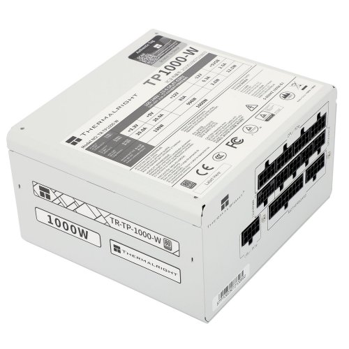 Блок живлення Thermalright TP-1000 1000W (TR-TP 1000-W) White купити з перевіркою сумісності: огляд, характеристики, ціна у Києві, Львові, Вінниці, Хмельницькому, Івано-Франківську, Україні | інтернет-магазин TELEMART.UA фото