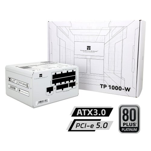 Блок живлення Thermalright TP-1000 1000W (TR-TP 1000-W) White купити з перевіркою сумісності: огляд, характеристики, ціна у Києві, Львові, Вінниці, Хмельницькому, Івано-Франківську, Україні | інтернет-магазин TELEMART.UA фото