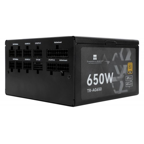 Купить Блок питания Thermalright AG-650 650W (TR-AG 650) Black с проверкой совместимости: обзор, характеристики, цена в Киеве, Днепре, Одессе, Харькове, Украине | интернет-магазин TELEMART.UA фото
