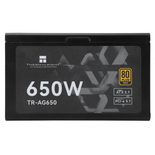Купить Блок питания Thermalright AG-650 650W (TR-AG 650) Black с проверкой совместимости: обзор, характеристики, цена в Киеве, Днепре, Одессе, Харькове, Украине | интернет-магазин TELEMART.UA фото
