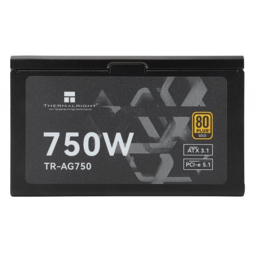 Купить Блок питания Thermalright AG-750 750W (TR-AG 750) Black с проверкой совместимости: обзор, характеристики, цена в Киеве, Днепре, Одессе, Харькове, Украине | интернет-магазин TELEMART.UA фото