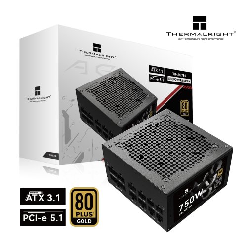 Купить Блок питания Thermalright AG-750 750W (TR-AG 750) Black с проверкой совместимости: обзор, характеристики, цена в Киеве, Днепре, Одессе, Харькове, Украине | интернет-магазин TELEMART.UA фото