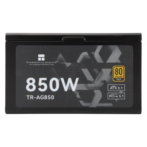 Купить Блок питания Thermalright AG-850 850W (TR-AG 850) Black с проверкой совместимости: обзор, характеристики, цена в Киеве, Днепре, Одессе, Харькове, Украине | интернет-магазин TELEMART.UA фото