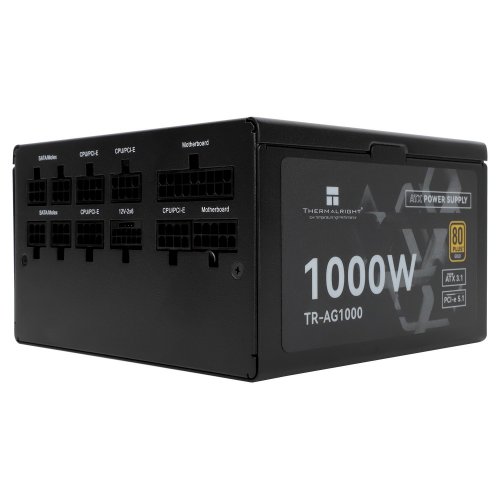 Купить Блок питания Thermalright AG-1000 1000W (TR-AG 1000) Black с проверкой совместимости: обзор, характеристики, цена в Киеве, Днепре, Одессе, Харькове, Украине | интернет-магазин TELEMART.UA фото