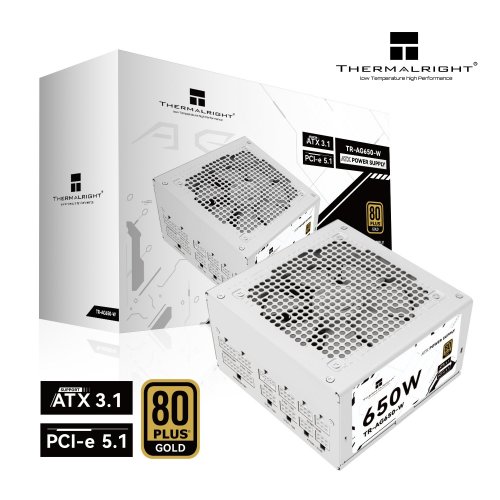 Блок живлення Thermalright AG-650 650W (TR-AG 650-W) White купити з перевіркою сумісності: огляд, характеристики, ціна у Києві, Львові, Вінниці, Хмельницькому, Івано-Франківську, Україні | інтернет-магазин TELEMART.UA фото
