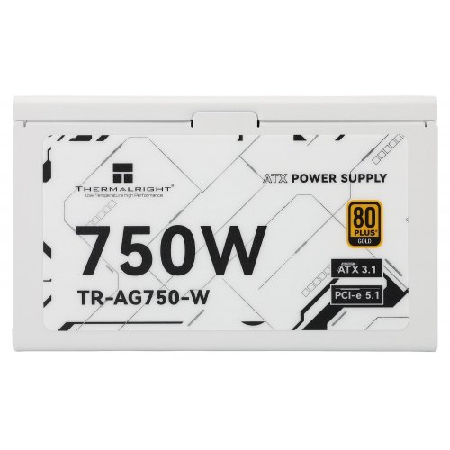 Купить Блок питания Thermalright AG-750 750W (TR-AG 750-W) White с проверкой совместимости: обзор, характеристики, цена в Киеве, Днепре, Одессе, Харькове, Украине | интернет-магазин TELEMART.UA фото