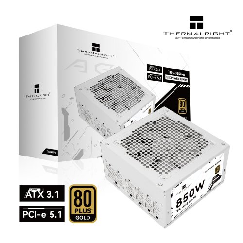 Купить Блок питания Thermalright AG-850 850W (TR-AG 850-W) White с проверкой совместимости: обзор, характеристики, цена в Киеве, Днепре, Одессе, Харькове, Украине | интернет-магазин TELEMART.UA фото