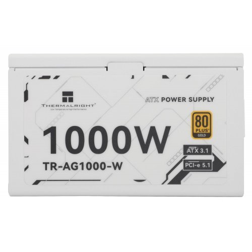 Купить Блок питания Thermalright AG-1000 1000W (TR-AG 1000-W) White с проверкой совместимости: обзор, характеристики, цена в Киеве, Днепре, Одессе, Харькове, Украине | интернет-магазин TELEMART.UA фото