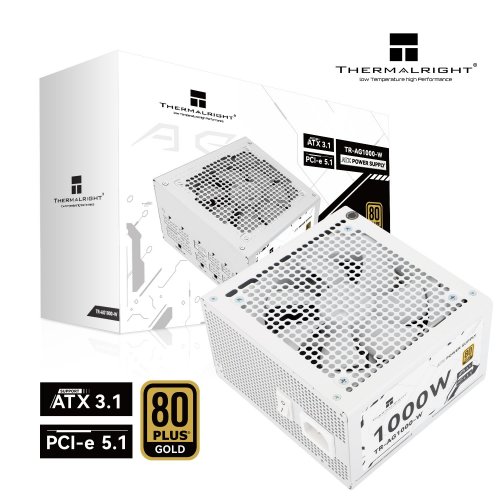 Купить Блок питания Thermalright AG-1000 1000W (TR-AG 1000-W) White с проверкой совместимости: обзор, характеристики, цена в Киеве, Днепре, Одессе, Харькове, Украине | интернет-магазин TELEMART.UA фото