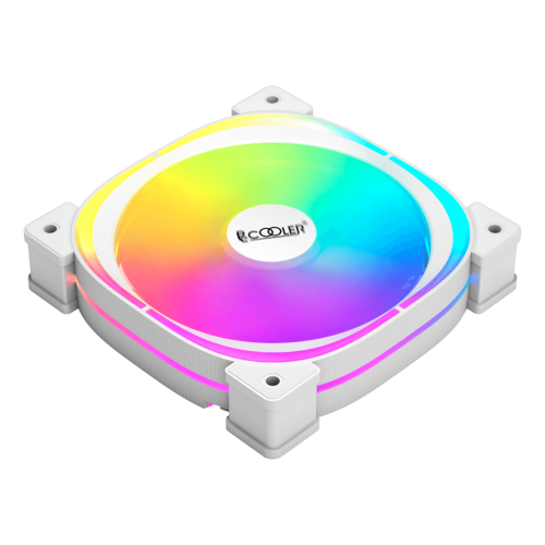 Набір кулерів для корпусу PCCooler EF120 ARGB 3 in 1 White купити з перевіркою сумісності: огляд, характеристики, ціна у Києві, Львові, Вінниці, Хмельницькому, Івано-Франківську, Україні | інтернет-магазин TELEMART.UA фото