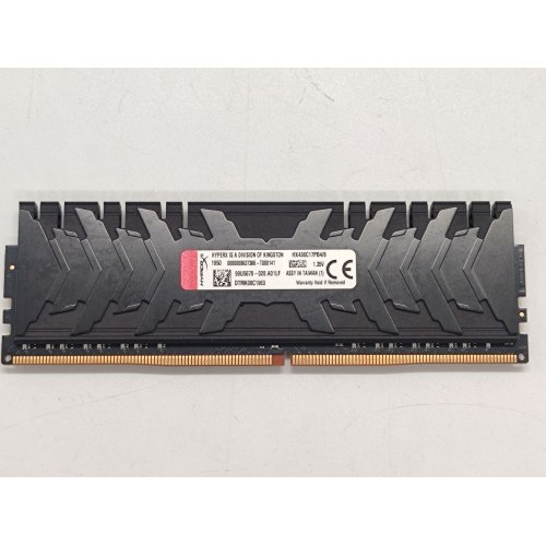 Купить Озу HyperX DDR4 8GB 3600Mhz Predator (HX436C17PB4/8) (Восстановлено продавцом, 762833) с проверкой совместимости: обзор, характеристики, цена в Киеве, Днепре, Одессе, Харькове, Украине | интернет-магазин TELEMART.UA фото