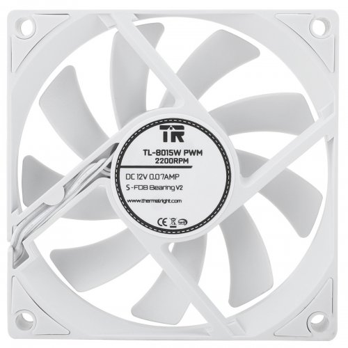Купить Кулер для корпуса Thermalright TL-8015 White с проверкой совместимости: обзор, характеристики, цена в Киеве, Днепре, Одессе, Харькове, Украине | интернет-магазин TELEMART.UA фото