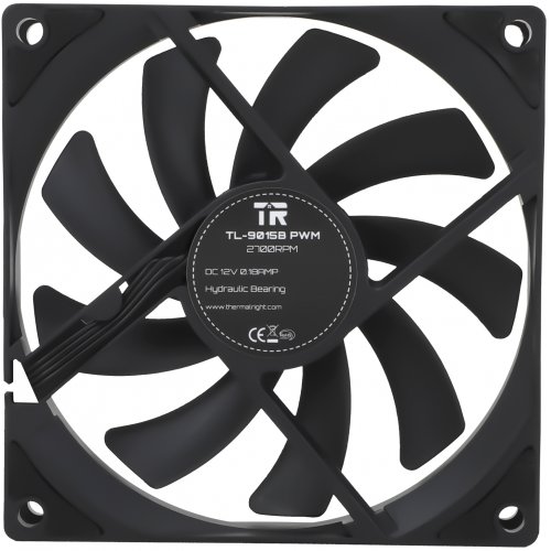 Кулер для корпуса Thermalright TL-9015 Black купити з перевіркою сумісності: огляд, характеристики, ціна у Києві, Львові, Вінниці, Хмельницькому, Івано-Франківську, Україні | інтернет-магазин TELEMART.UA фото