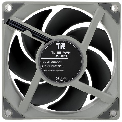 Купить Кулер для корпуса Thermalright TL-B8 Grey с проверкой совместимости: обзор, характеристики, цена в Киеве, Днепре, Одессе, Харькове, Украине | интернет-магазин TELEMART.UA фото