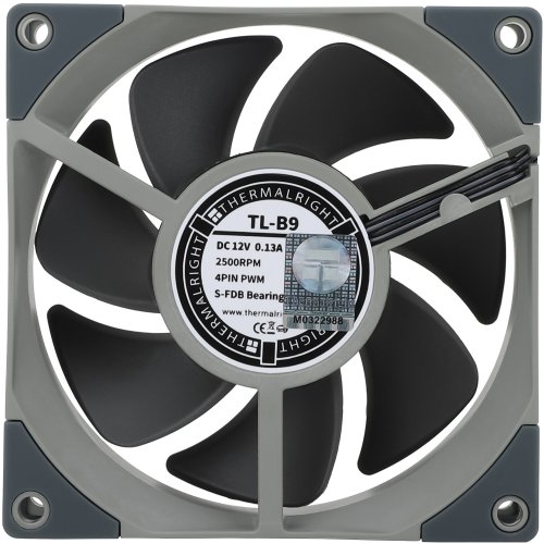 Кулер для корпуса Thermalright TL-B9 Grey купити з перевіркою сумісності: огляд, характеристики, ціна у Києві, Львові, Вінниці, Хмельницькому, Івано-Франківську, Україні | інтернет-магазин TELEMART.UA фото