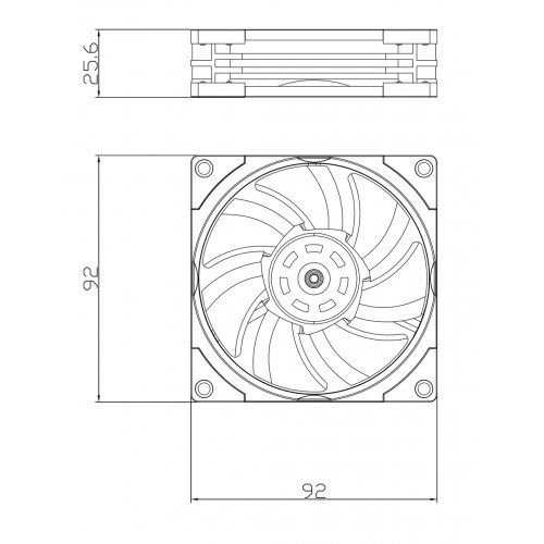 Кулер для корпуса Thermalright TL-B9 Grey купити з перевіркою сумісності: огляд, характеристики, ціна у Києві, Львові, Вінниці, Хмельницькому, Івано-Франківську, Україні | інтернет-магазин TELEMART.UA фото