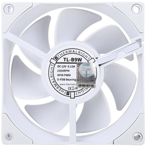 Кулер для корпуса Thermalright TL-B9 White купити з перевіркою сумісності: огляд, характеристики, ціна у Києві, Львові, Вінниці, Хмельницькому, Івано-Франківську, Україні | інтернет-магазин TELEMART.UA фото