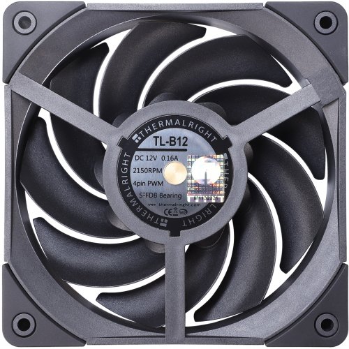 Купить Кулер для корпуса Thermalright TL-B12 Black с проверкой совместимости: обзор, характеристики, цена в Киеве, Днепре, Одессе, Харькове, Украине | интернет-магазин TELEMART.UA фото