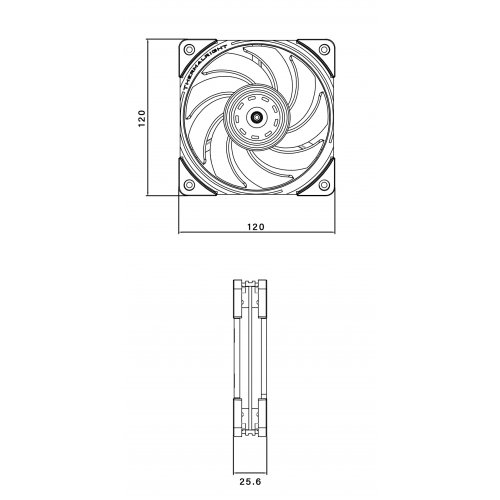 Купить Кулер для корпуса Thermalright TL-B12 Black с проверкой совместимости: обзор, характеристики, цена в Киеве, Днепре, Одессе, Харькове, Украине | интернет-магазин TELEMART.UA фото
