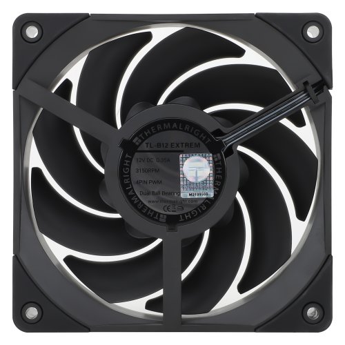 Купить Кулер для корпуса Thermalright TL-B12 Extrem Black с проверкой совместимости: обзор, характеристики, цена в Киеве, Днепре, Одессе, Харькове, Украине | интернет-магазин TELEMART.UA фото