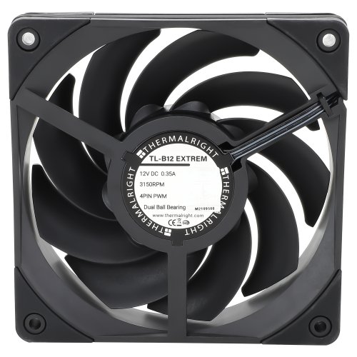 Купить Кулер для корпуса Thermalright TL-B12 Extrem Black с проверкой совместимости: обзор, характеристики, цена в Киеве, Днепре, Одессе, Харькове, Украине | интернет-магазин TELEMART.UA фото