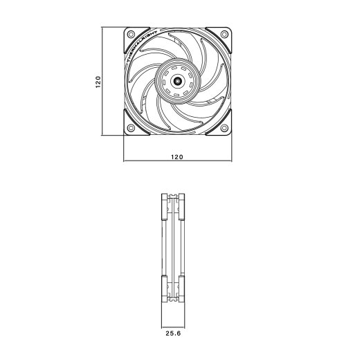Купить Кулер для корпуса Thermalright TL-B12 Extrem Black с проверкой совместимости: обзор, характеристики, цена в Киеве, Днепре, Одессе, Харькове, Украине | интернет-магазин TELEMART.UA фото