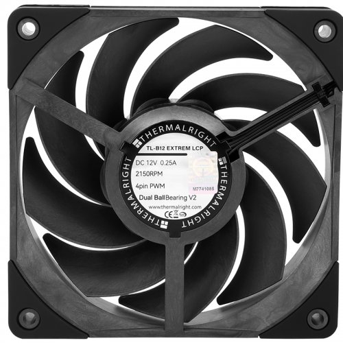 Купить Кулер для корпуса Thermalright TL-B12 Extrem LCP Black с проверкой совместимости: обзор, характеристики, цена в Киеве, Днепре, Одессе, Харькове, Украине | интернет-магазин TELEMART.UA фото