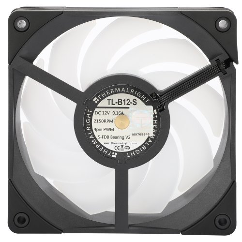 Купить Кулер для корпуса Thermalright TL-B12-S Black с проверкой совместимости: обзор, характеристики, цена в Киеве, Днепре, Одессе, Харькове, Украине | интернет-магазин TELEMART.UA фото