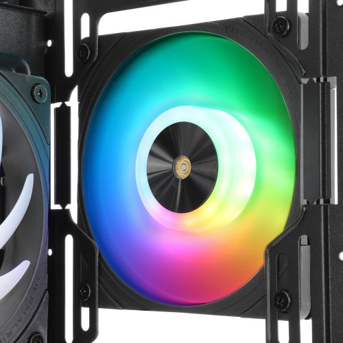 Кулер для корпуса Thermalright TL-B12R-S Black купити з перевіркою сумісності: огляд, характеристики, ціна у Києві, Львові, Вінниці, Хмельницькому, Івано-Франківську, Україні | інтернет-магазин TELEMART.UA фото