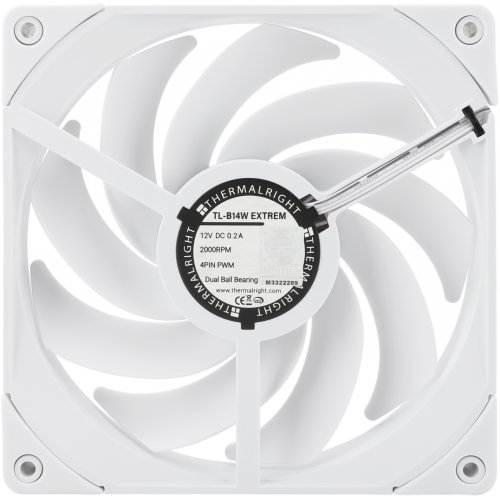 Купить Кулер для корпуса Thermalright TL-B14 Extrem White с проверкой совместимости: обзор, характеристики, цена в Киеве, Днепре, Одессе, Харькове, Украине | интернет-магазин TELEMART.UA фото