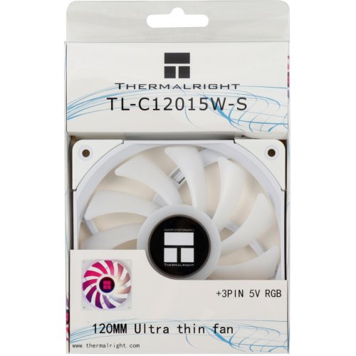 Купить Кулер для корпуса Thermalright TL-C12015-S White с проверкой совместимости: обзор, характеристики, цена в Киеве, Днепре, Одессе, Харькове, Украине | интернет-магазин TELEMART.UA фото
