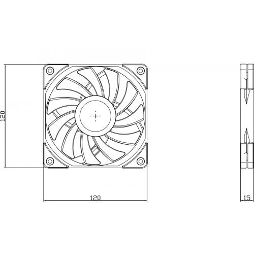 Купить Кулер для корпуса Thermalright TL-C12015-S White с проверкой совместимости: обзор, характеристики, цена в Киеве, Днепре, Одессе, Харькове, Украине | интернет-магазин TELEMART.UA фото